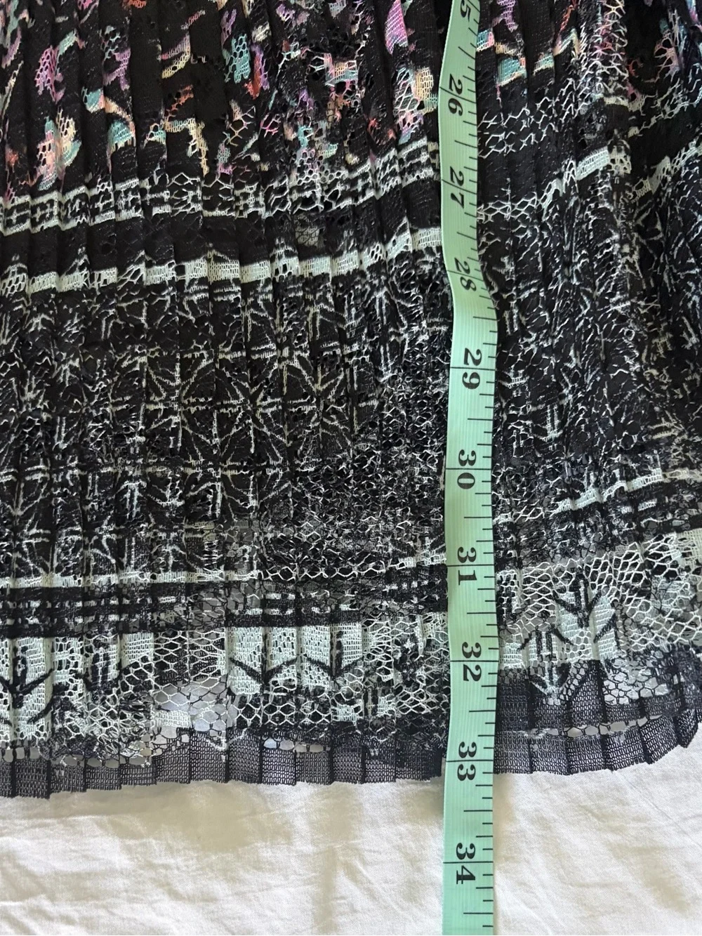 Free People Cherry Blossom Embroidered Lace Mini Dress Size 0